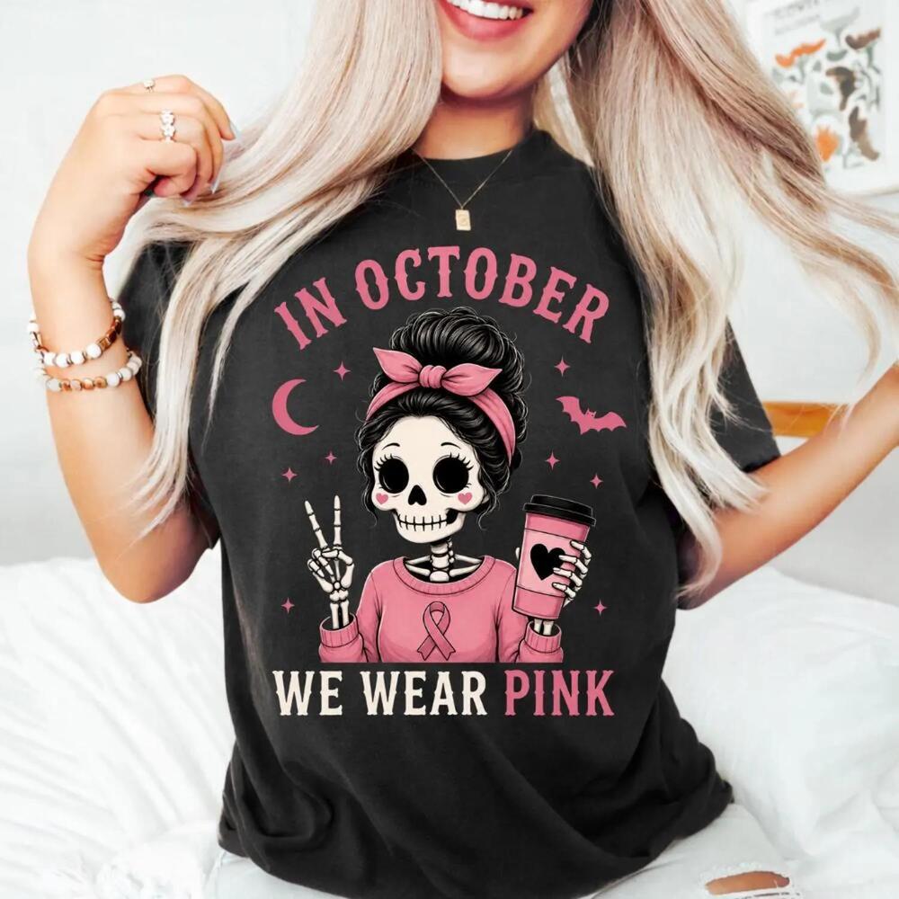 Ribbon Ghost Shirt, Awareness October Tee
